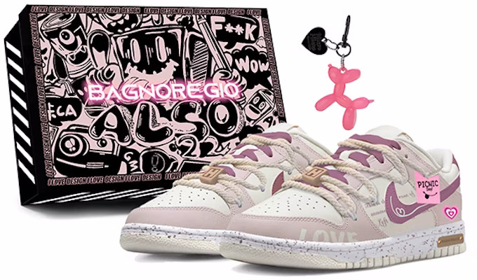 (W) カスタムシューズ: ナイキ ダンク ロー「ネオンラブレター」 DD1503-121(Team48-霓虹情书) Buy (W) カスタムシューズ: ナイキ ダンク ロー「ネオンラブレター」 DD1503-121(Team48-霓虹情书)