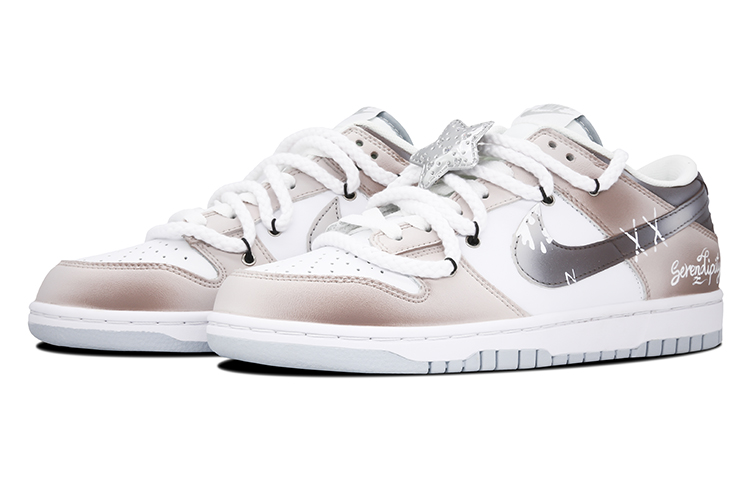 Lookbook 【訂製球鞋】Nike Dunk Low "Neutral Grey" 北地孚角 防滑減震 百搭 低筒 球鞋 女款 咖色