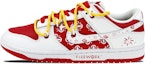Buy 【定制球鞋】Nike Dunk Low 是在玩鞋 大學紅 新年 煙火 窗花剪紙 解構 塗鴉 低幫 板鞋 女款 白紅