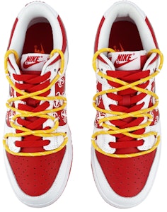 【定制球鞋】Nike Dunk Low 是在玩鞋 大學紅 新年 煙火 窗花剪紙 解構 塗鴉 低幫 板鞋 女款 白紅 Shop 【定制球鞋】Nike Dunk Low 是在玩鞋 大學紅 新年 煙火 窗花剪紙 解構 塗鴉 低幫 板鞋 女款 白紅