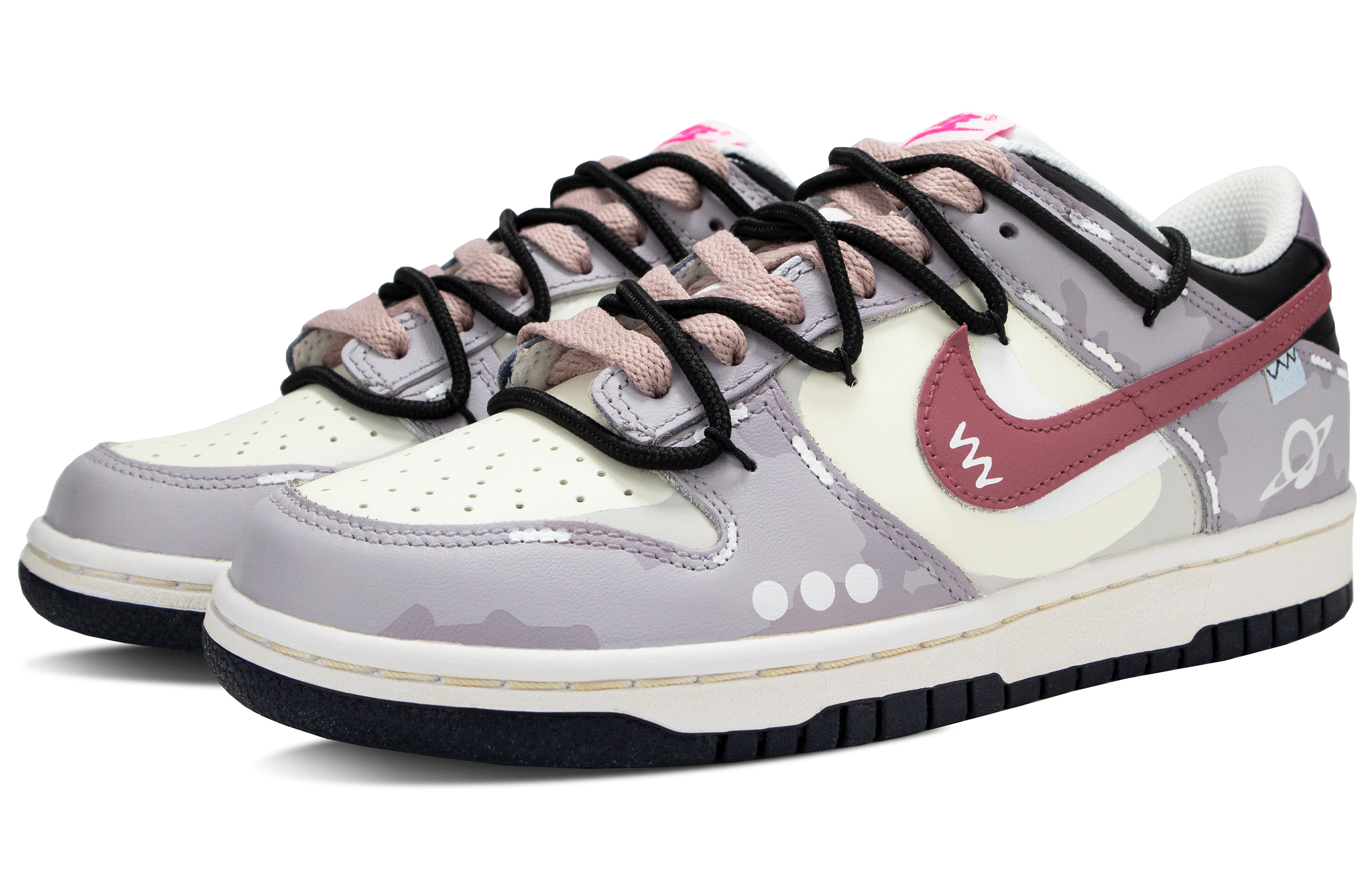 Shop (W) [Kasut Custom] Nike Dunk Low 'Nova Pink Purple' FB9109-401(Team160-NOVA)