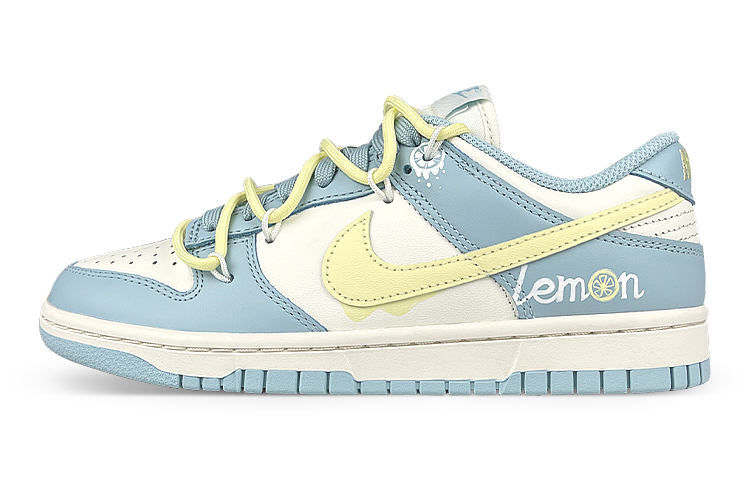 Buy 【訂製球鞋】 Nike Dunk Low "Ocean Bliss" 是在玩鞋 檸檬 解構 低筒 板鞋 女款 白藍黃
