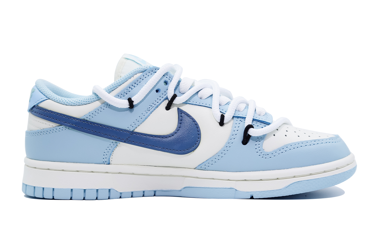 Order 【定制球鞋】 Nike Dunk Low "海洋之悦" 北海道 经典百搭 低帮 板鞋 女款 白蓝