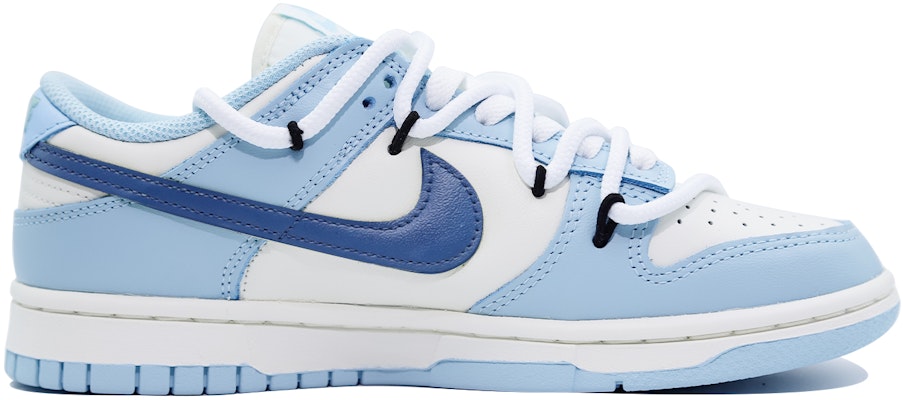 【定制球鞋】 Nike Dunk Low "海洋之悦" 北海道 经典百搭 低帮 板鞋 女款 白蓝 Order 【定制球鞋】 Nike Dunk Low "海洋之悦" 北海道 经典百搭 低帮 板鞋 女款 白蓝