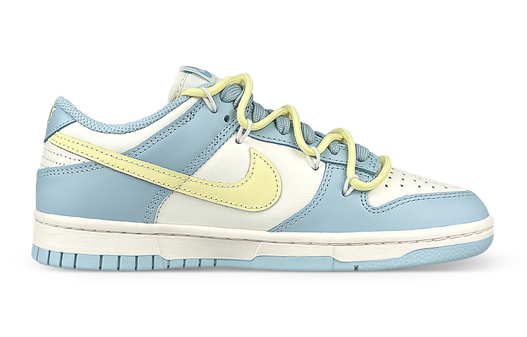 Order 【訂製球鞋】 Nike Dunk Low "Ocean Bliss" 是在玩鞋 檸檬 解構 低筒 板鞋 女款 白藍黃