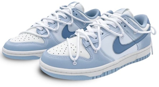 【訂製球鞋】 Nike Dunk Low "Ocean Bliss" 煙雨幻境 清新學院風 低筒 板鞋 女款 淺藍色 Lookbook 【訂製球鞋】 Nike Dunk Low "Ocean Bliss" 煙雨幻境 清新學院風 低筒 板鞋 女款 淺藍色