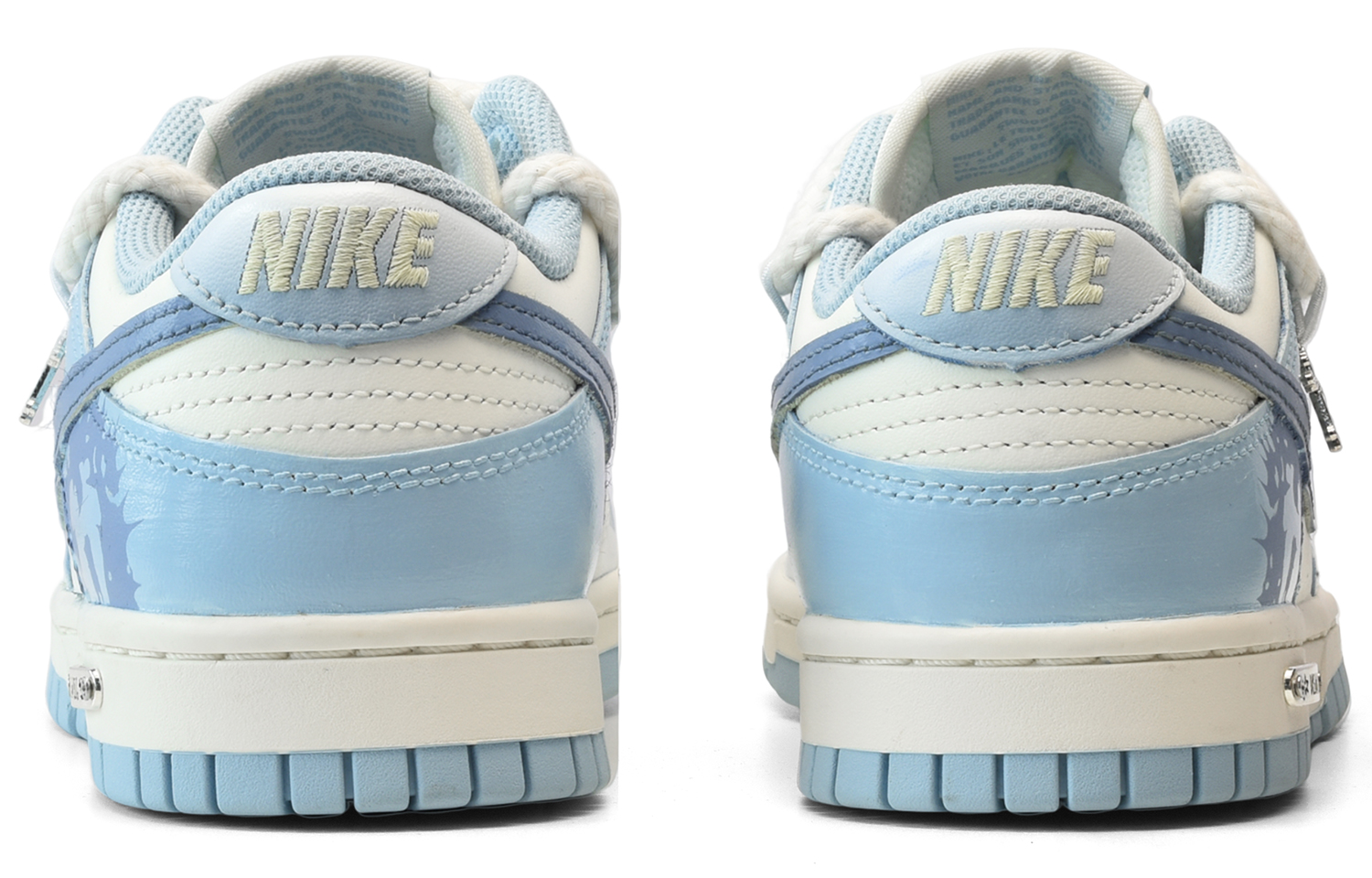 Shop (W) [Sepatu Custom] Nike Dunk Low 'Ocean Bliss Graffiti' DD1503-123(TeamE-女款海风白蓝)