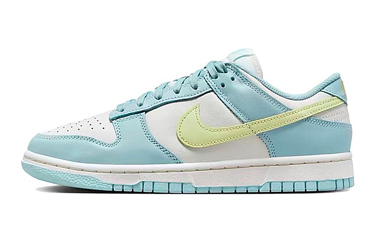 Sizing 【訂製球鞋】 Nike Dunk Low "Ocean Bliss" 是在玩鞋 檸檬 解構 低筒 板鞋 女款 白藍黃