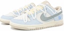 Lookbook 【訂製球鞋】Nike Dunk Low 海洋氣泡水 清新 簡約 高街 低筒 滑板鞋 女款 藍白