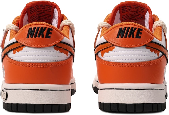 【訂製球鞋】Nike Dunk Low 達文西訂製 橙色預警 塗鴉 簡約 麻繩 雙鞋帶 防水耐磨 低筒 板鞋 女款 橙白 Purchase 【訂製球鞋】Nike Dunk Low 達文西訂製 橙色預警 塗鴉 簡約 麻繩 雙鞋帶 防水耐磨 低筒 板鞋 女款 橙白