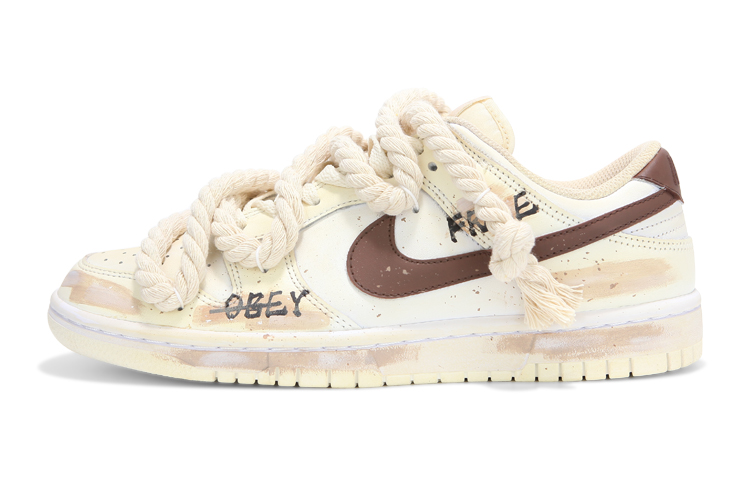 Buy (W) [Zapatillas Personalizadas] Nike Dunk Low 'Graffiti Desierto Oxidado' DD1503-121(Team24-女款棕勾涂鸦)