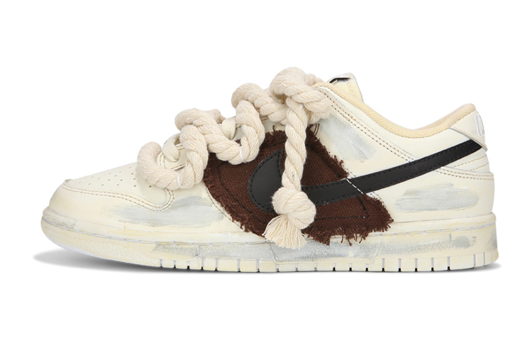 Buy (W) [Kasut Custom] Nike Dunk Low 'Oxidized Desert Sand' DD1503-121(Team24-女款做旧棕色贴布)