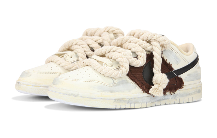 Lookbook (W) [Kasut Custom] Nike Dunk Low 'Oxidized Desert Sand' DD1503-121(Team24-女款做旧棕色贴布)