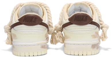 【定制球鞋】Nike Dunk Low 解構綁帶 噴墨 塗鴉 氧化做舊 沙漠 高街 低筒 板鞋 女款 米棕 Shop 【定制球鞋】Nike Dunk Low 解構綁帶 噴墨 塗鴉 氧化做舊 沙漠 高街 低筒 板鞋 女款 米棕