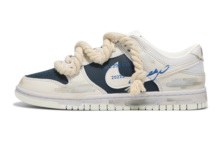 Buy (W) [Zapatillas Personalizadas] Nike Dunk Low 'Náutica Pirata Oxidada' DD1503-121(Team24-女款麻绳海军蓝)