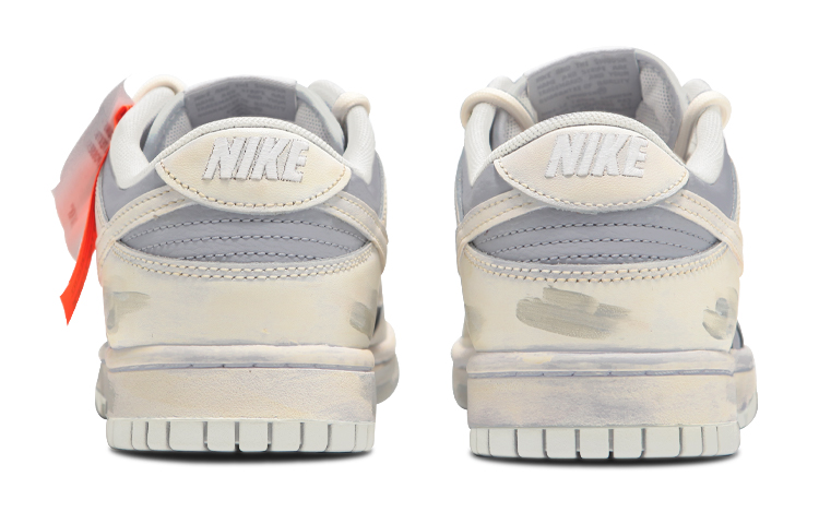 Shop (W) [Sepatu Kustom] Nike Dunk Low 'Oxidized Vintage Deconstructed Stripes' DD1503-121(Team24-女款高街条纹)