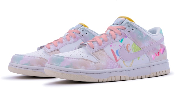 【定製球鞋】Nike Dunk Low Paisley Print 彩虹糖 腰果花 夢幻 少女心 糖果配色 防滑 低筒 板鞋 女款 粉綠 Lookbook 【定製球鞋】Nike Dunk Low Paisley Print 彩虹糖 腰果花 夢幻 少女心 糖果配色 防滑 低筒 板鞋 女款 粉綠
