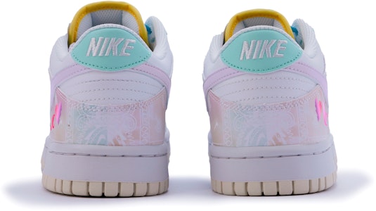 【定製球鞋】Nike Dunk Low Paisley Print 彩虹糖 腰果花 夢幻 少女心 糖果配色 防滑 低筒 板鞋 女款 粉綠 Shop 【定製球鞋】Nike Dunk Low Paisley Print 彩虹糖 腰果花 夢幻 少女心 糖果配色 防滑 低筒 板鞋 女款 粉綠