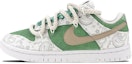 Buy (W) 나이키 덩크 로우 '페이즐리 디컨 화이트-그린' (커스텀) DJ9955-100(Team叁-女款白绿腰果S-BOX)