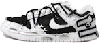 Buy (W) Nike Dunk Low "Paisley Patchwork" Blanco/Negro (Personalizadas) DJ9955-100(Team拾玖-双x腰果S-BOX)