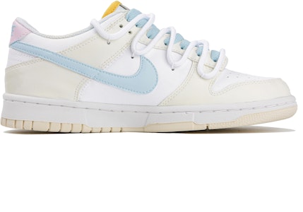 【訂製球鞋】Nike Dunk Low ”Paisley Print” (GS) 彩虹之夢 清新夏日 禮盒 防滑抗震 低筒 板鞋 女款 黃白 Order 【訂製球鞋】Nike Dunk Low ”Paisley Print” (GS) 彩虹之夢 清新夏日 禮盒 防滑抗震 低筒 板鞋 女款 黃白