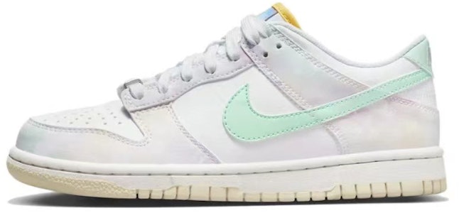 【訂製球鞋】Nike Dunk Low ”Paisley Print” (GS) 彩虹之夢 清新夏日 禮盒 防滑抗震 低筒 板鞋 女款 黃白 Details for 【訂製球鞋】Nike Dunk Low ”Paisley Print” (GS) 彩虹之夢 清新夏日 禮盒 防滑抗震 低筒 板鞋 女款 黃白