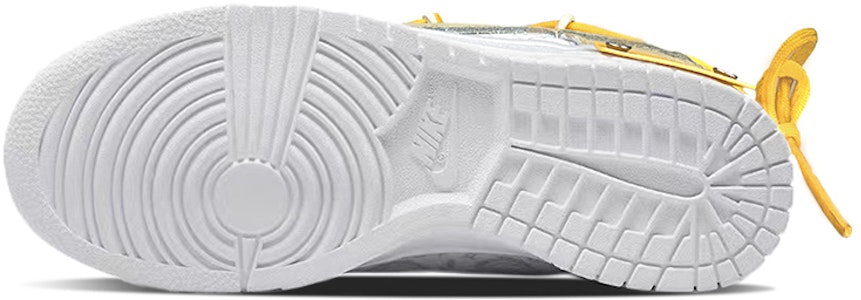 【訂製球鞋】Nike Dunk Low 復古黃鞋帶腰果花解構綁帶低幫板鞋女款灰白 Details for 【訂製球鞋】Nike Dunk Low 復古黃鞋帶腰果花解構綁帶低幫板鞋女款灰白