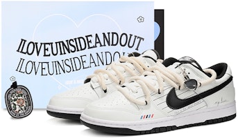 【定制球鞋】 Nike Dunk 低筒 告白信 美式復古 运动風 城市氣質 夏日百搭 熊貓 防滑耐磨 低筒 滑板鞋 女款 黑白 Buy 【定制球鞋】 Nike Dunk 低筒 告白信 美式復古 运动風 城市氣質 夏日百搭 熊貓 防滑耐磨 低筒 滑板鞋 女款 黑白