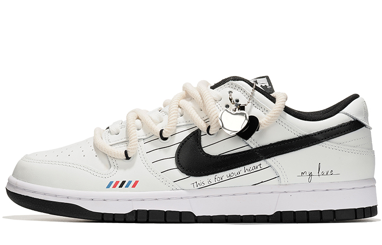 Order (W) [Kasut Tersuai] Nike Dunk Low 'Panda' DD1503-101(Team62-告白信女款)