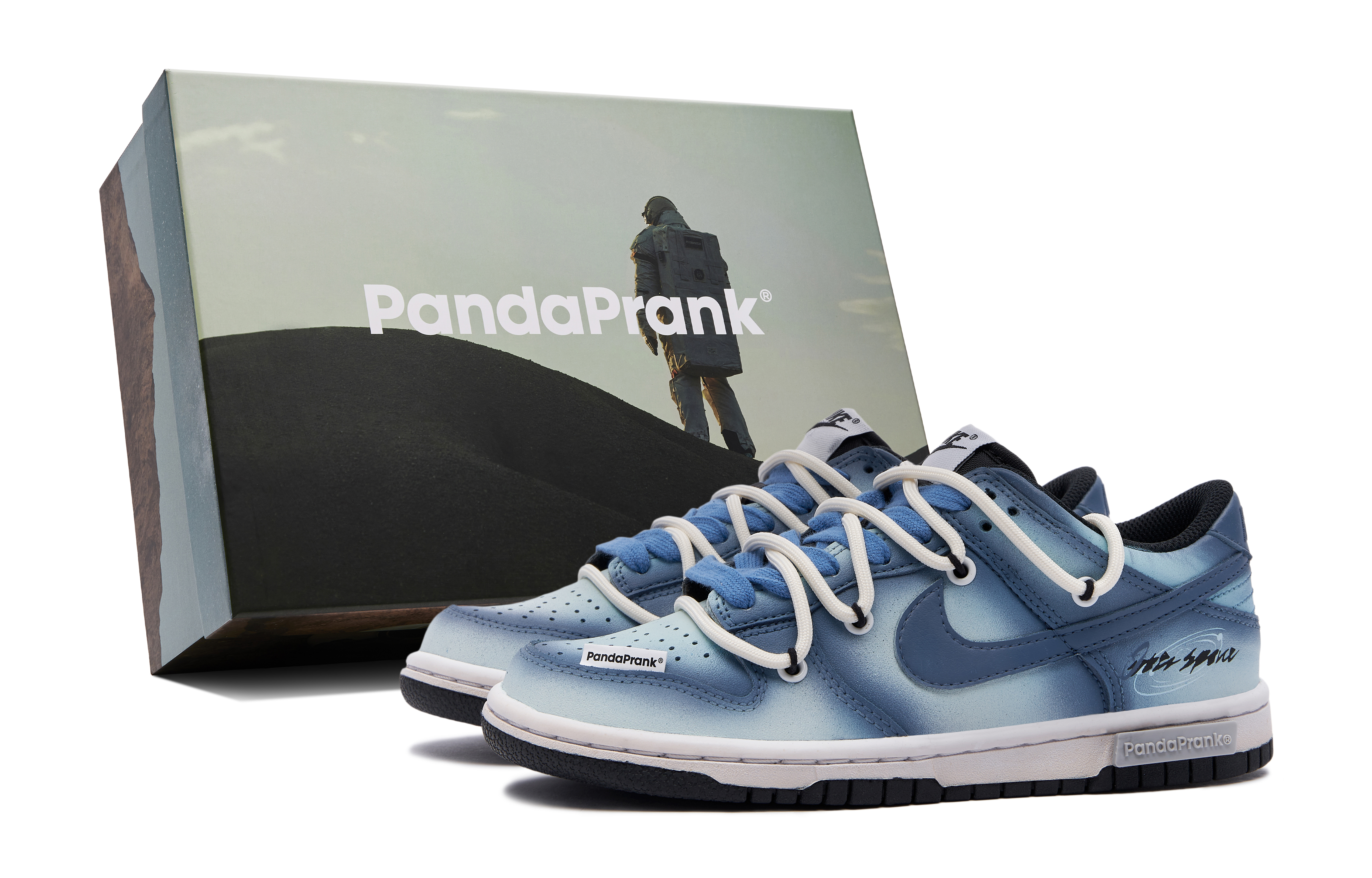 Buy (W) [カスタムシューズ] (女性用) ナイキ ダンク ロー 'パンダアント - 宇宙探査バーチャルプラネットグラデーション' FD1232-001-481001 FD1232-001-481001