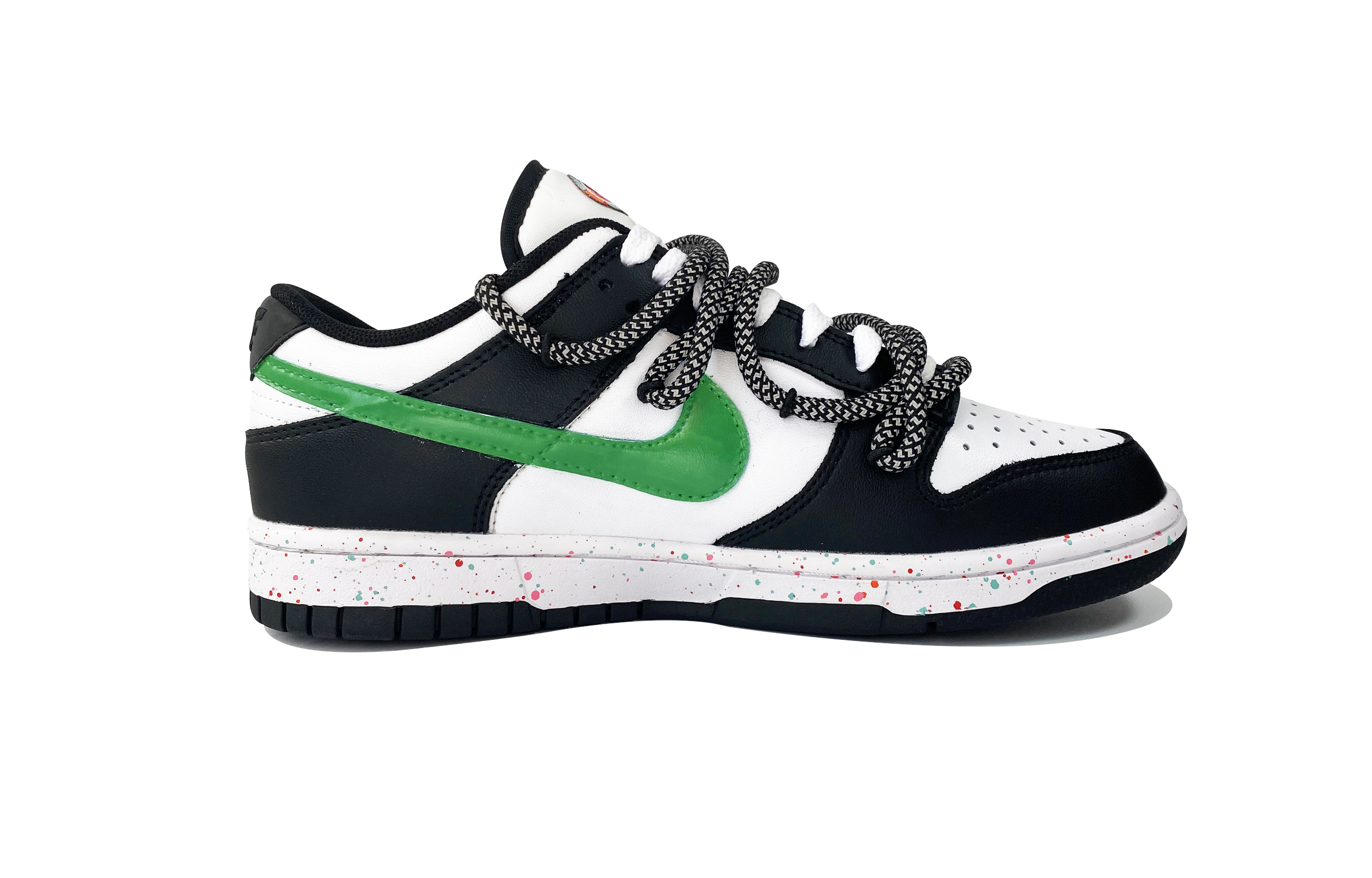 Order (W) Zapatillas Nike Dunk Low 'Panda Bamboo - Swoosh Multicolor' FD4623-131(TeamD-女款熊猫抱竹QD)
