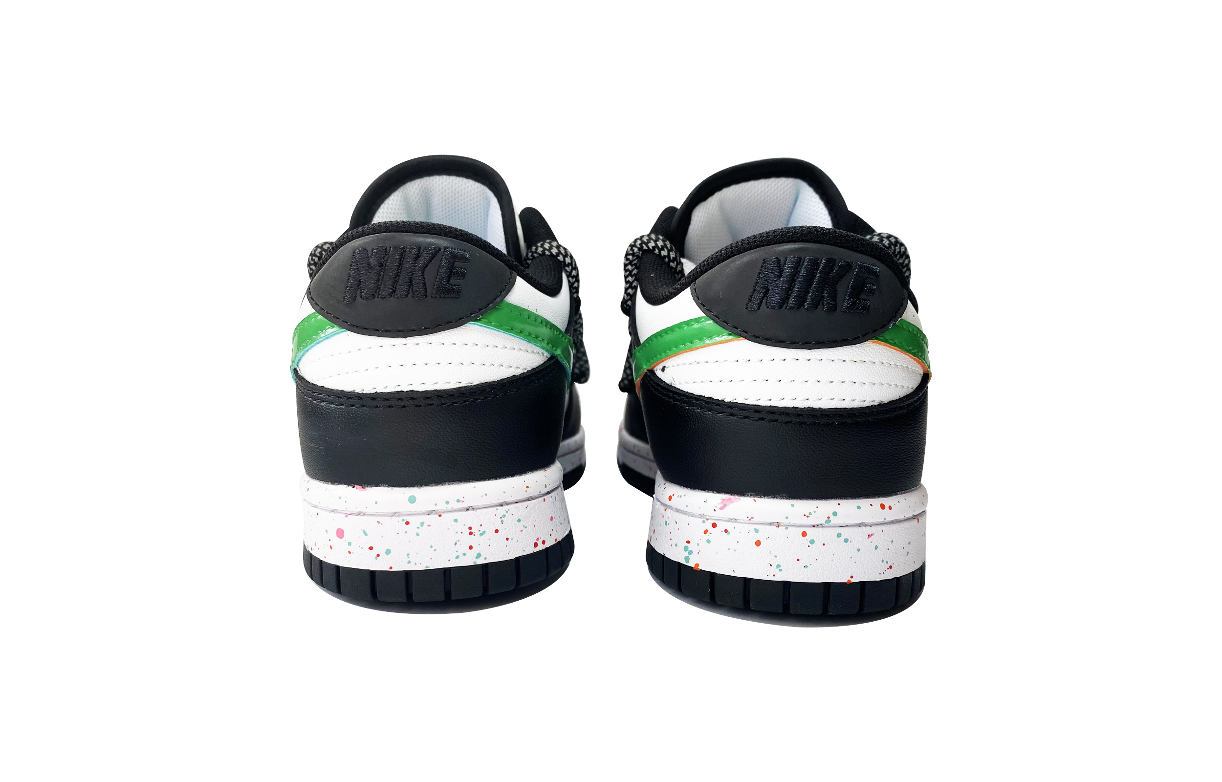 Purchase (W) Zapatillas Nike Dunk Low 'Panda Bamboo - Swoosh Multicolor' FD4623-131(TeamD-女款熊猫抱竹QD)