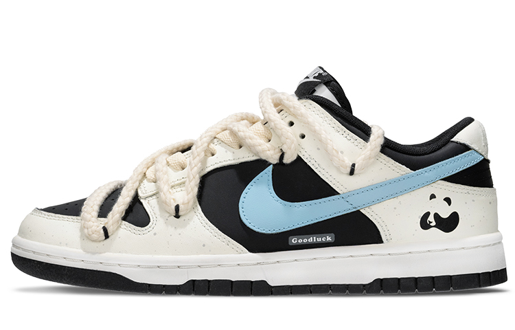 Lookbook (W) [Sepatu Custom] Nike Dunk Low 'Panda Blueberry' CW1590-100(Team62-小熊猫蓝莓女款)