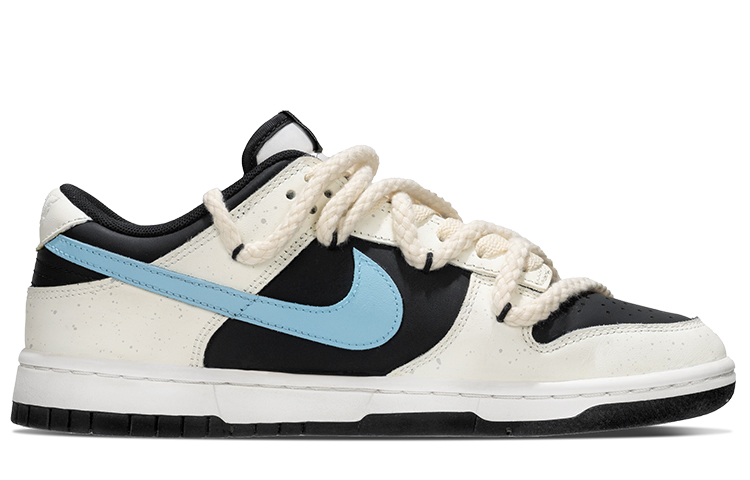 Shop (W) [Sepatu Custom] Nike Dunk Low 'Panda Blueberry' CW1590-100(Team62-小熊猫蓝莓女款)