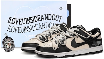 (W) 【定制鞋款】耐克 Dunk Low '经典熊猫' DD1503-101(Team62-呼吸女款) Buy (W) 【定制鞋款】耐克 Dunk Low '经典熊猫' DD1503-101(Team62-呼吸女款)