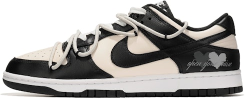 (W) 【定制鞋款】耐克 Dunk Low '经典熊猫' DD1503-101(Team62-呼吸女款) Order (W) 【定制鞋款】耐克 Dunk Low '经典熊猫' DD1503-101(Team62-呼吸女款)