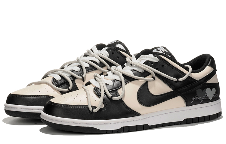 Shop (W) [Zapatillas Personalizadas] Nike Dunk Low 'Panda Clásico' DD1503-101(Team62-呼吸女款)