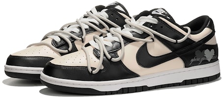 (W) 【定制鞋款】耐克 Dunk Low '经典熊猫' DD1503-101(Team62-呼吸女款) Shop (W) 【定制鞋款】耐克 Dunk Low '经典熊猫' DD1503-101(Team62-呼吸女款)