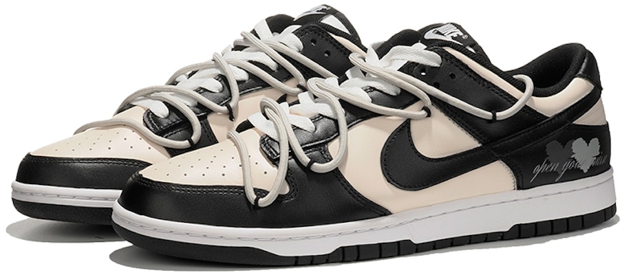 (W) 【カスタムシューズ】(女性用) ナイキ ダンク ロー 'パンダクラシック' DD1503-101(Team62-呼吸女款) Shop (W) 【カスタムシューズ】(女性用) ナイキ ダンク ロー 'パンダクラシック' DD1503-101(Team62-呼吸女款)