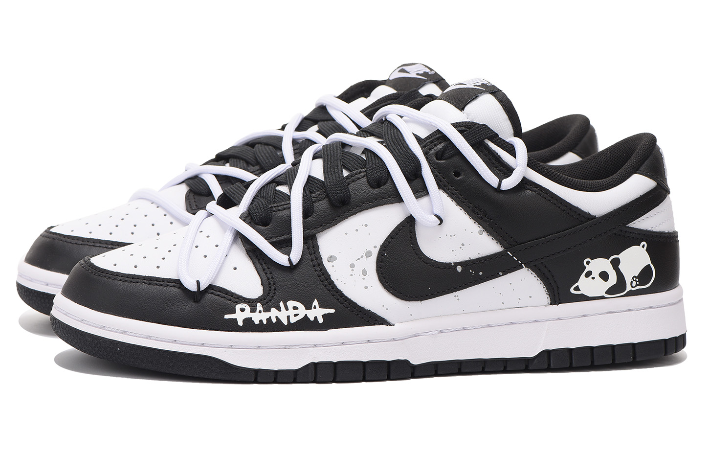 Lookbook (W) 【定制鞋款】耐克 Dunk Low '熊猫解构' CW1590-100-466436