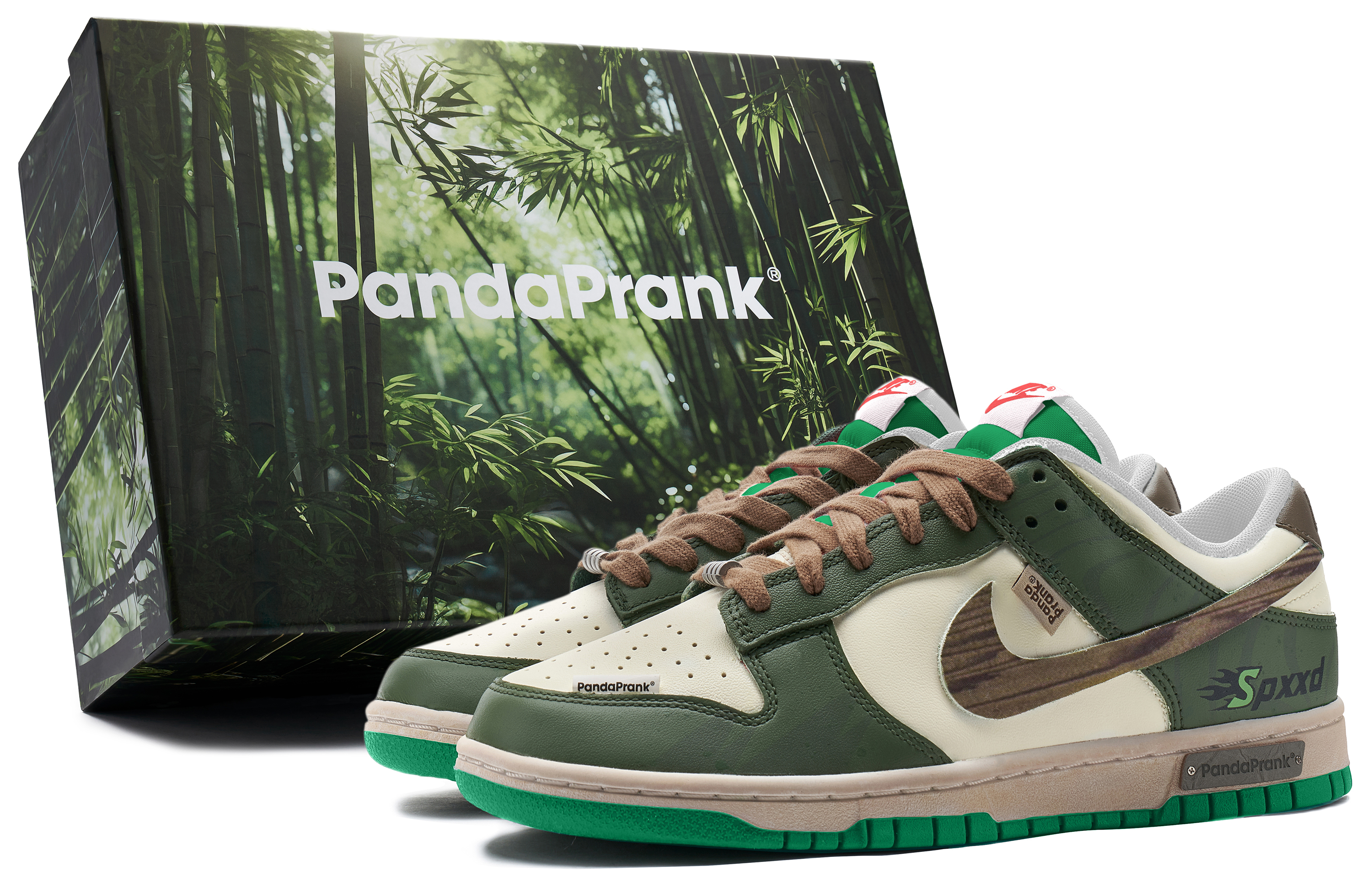 Buy (W) [Kasut Custom] Nike Dunk Low 'Panda Mischief' FD9924-311-486478