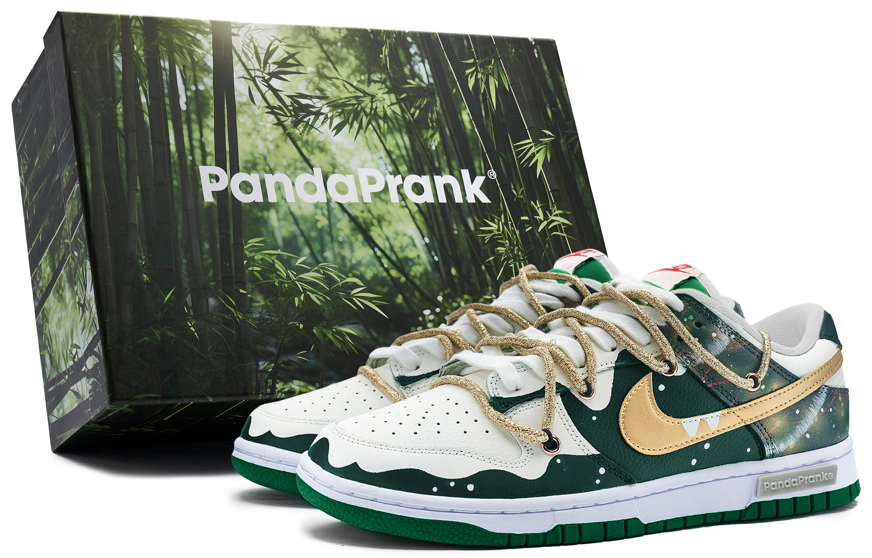 Buy (W) 나이키 덩크 로우 '판다 장난 - 크리스마스 트리' FD9924-311-484938