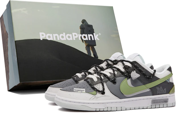 (W) 【定制鞋款】耐克Dunk Low '熊猫恶作剧-绿地' DH9765-102-481175 Buy (W) 【定制鞋款】耐克Dunk Low '熊猫恶作剧-绿地' DH9765-102-481175