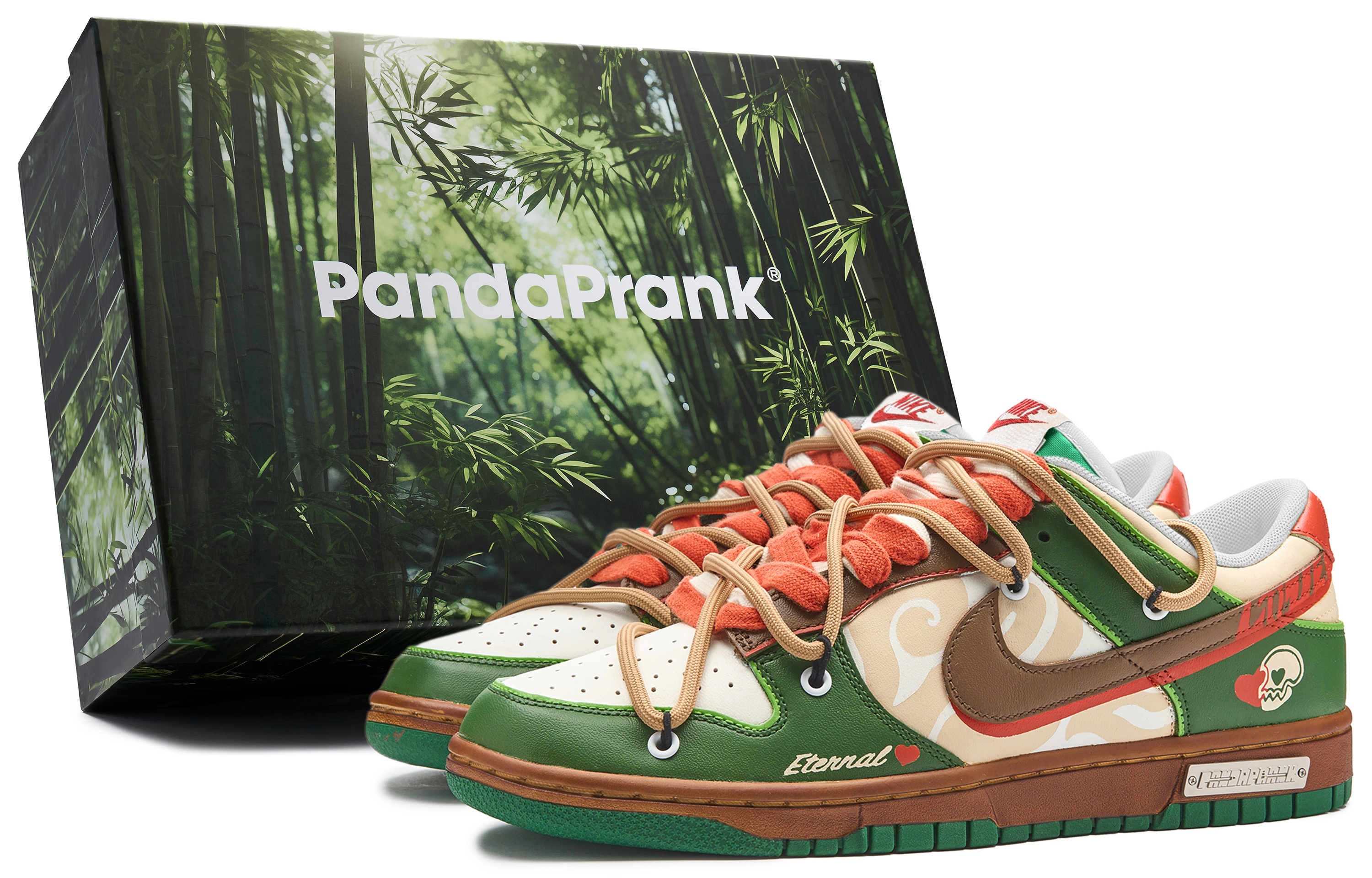 Buy (W) [Zapatillas Personalizadas] Nike Dunk Low 'Panda Pranks Amor Eterno' FD9924-311-486481