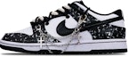 Buy 【定制球鞋】Nike Dunk Low 白/黑 解構風 熊貓雪花 特殊鞋盒 低筒 休閒鞋 女款 黑白