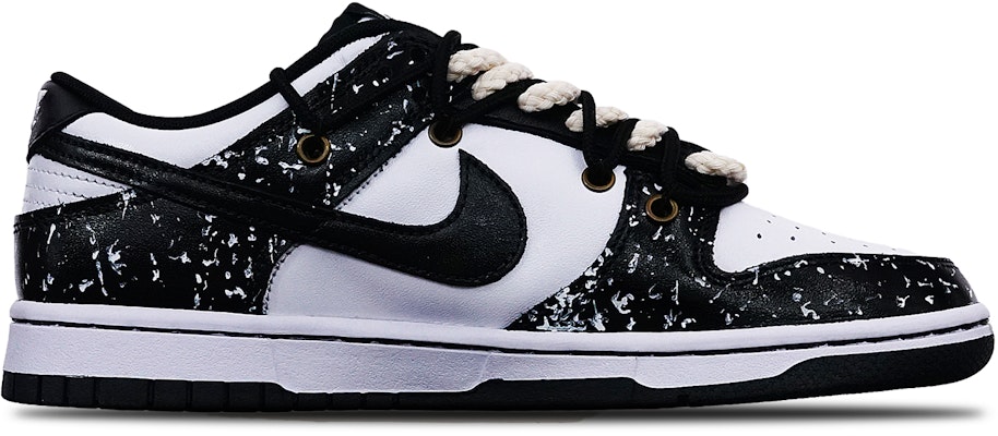 【定制球鞋】Nike Dunk Low 白/黑 解構風 熊貓雪花 特殊鞋盒 低筒 休閒鞋 女款 黑白 Lookbook 【定制球鞋】Nike Dunk Low 白/黑 解構風 熊貓雪花 特殊鞋盒 低筒 休閒鞋 女款 黑白