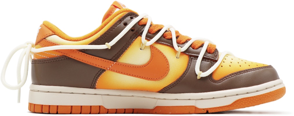 【定製球鞋】Nike Dunk Low 蒸氣木偶 水果系列 椰椰木瓜奶咖 高級 小眾 鴛鴦鞋帶 低筒 板鞋 女款 橘色 Order 【定製球鞋】Nike Dunk Low 蒸氣木偶 水果系列 椰椰木瓜奶咖 高級 小眾 鴛鴦鞋帶 低筒 板鞋 女款 橘色