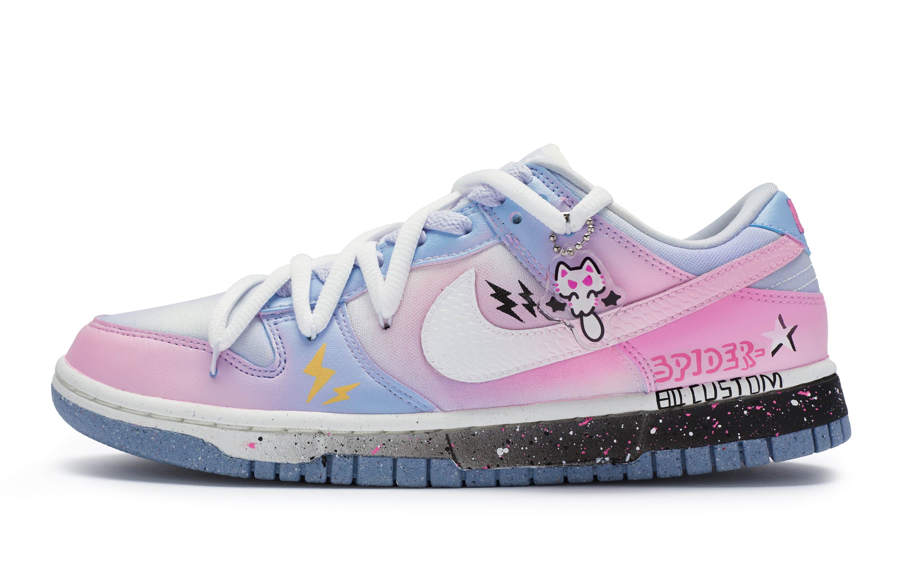 Buy (W) 나이키 덩크 로우 '평행우주 스파이더 먀오' FN0323-400(Team80-女款少女蜘蛛喵白粉蓝)