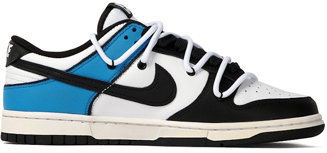 【客製化球鞋】Nike Dunk Low 過去隨風 怪誕 朋克 簡約 北卡藍 經典 低筒 滑板鞋 女款 黑白藍 Order 【客製化球鞋】Nike Dunk Low 過去隨風 怪誕 朋克 簡約 北卡藍 經典 低筒 滑板鞋 女款 黑白藍