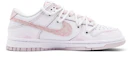 Order 【訂製球鞋】Nike Dunk Low 解構 溫柔 櫻落 百搭 低筒 板鞋 女款 粉白